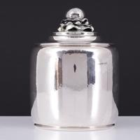 Georg Jensen 440A Sterling Silver Tea Caddy, Harald Nielsen - Sold for $11,520 on 10-11-2026 (Lot 720).jpg
